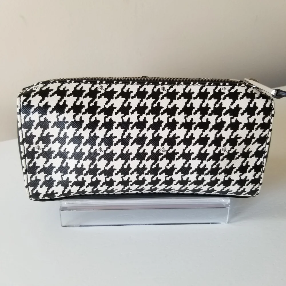 Lauren Ralph Lauren Houndstooth Cosmetic Case - Picture 3 of 10